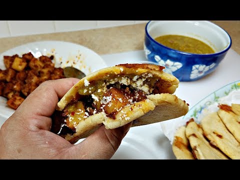 Chorizo and Potato Gorditas Recipe - GORDITAS - UCehYu6vFoOvu1MVPW24pUbQ