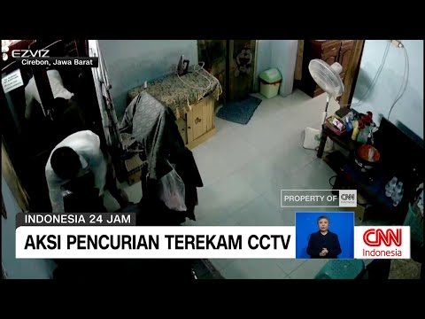 Aksi Pencurian di Cirebon Terekam CCTV