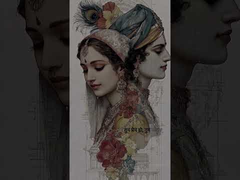 Radha Krishna 💛🩷#shortviral #radhamakeuplook