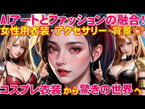 AI畫像生成ツール『Stable Diffusion web UI』や『Midjourney』で呪文を活用する為のアートとファッションの融合😊魅力的なコスプレ衣裝から驚きの世界へ💕