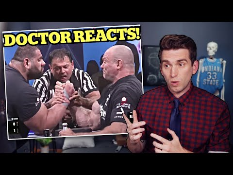 Doctor Reacts to Devon Larratt Biceps Injury vs Levan Saginashvili