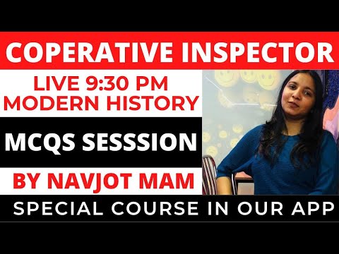MODERN HISTORY  MCQS SESSION CLASS- 3 || LIVE  9 PM  PPSC COOPERATIVE INSPECTOR | NAIB TEHSILDAR
