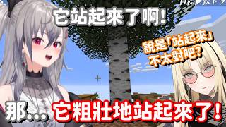 這樹木... 站起來了!? 隊長 你說得很好 請你不要再繼續說下去了啊!!!【Hololive中文精華】【響咲莉歐娜+虎金妃笑虎】