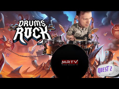 BECOME A ROCK STAR IN VR - Drums Rock VR Gameplay & First ...