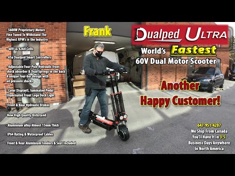 Frank Bought A Dualped Ultra! Another Happy Customer!