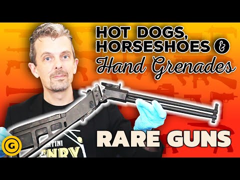 Firearms Expert Reacts To RARE Hot Dogs, Horseshoes and Hand Grenades Guns PART 2