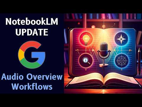 NEW NotebookLM Audio Overview 🎙️ Practical & Productive AI Workflow