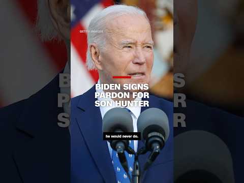 Biden signs pardon for son Hunter