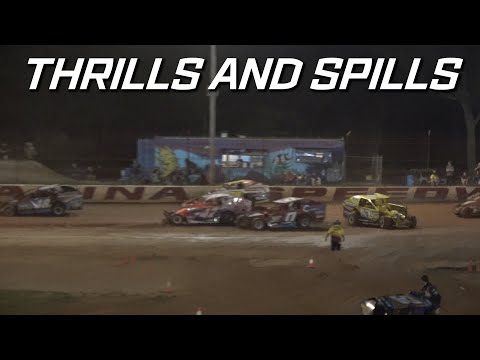Thrills and Spills | 1st May 2022: Carina Speedway - QLD V8 Dirt Modified and AMCA Nationals Titles - dirt track racing video image
