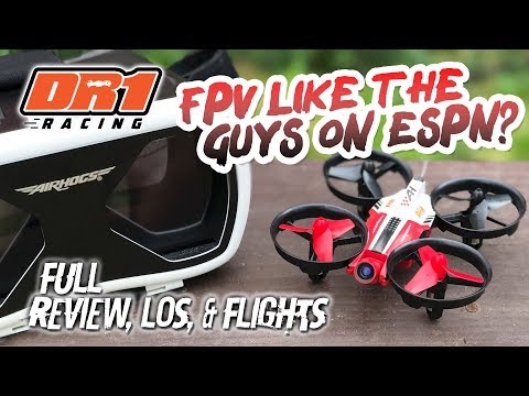 FPV LIKE THE GUYS ON ESPN? - Full Review of the Airhogs DR1 Racing Drone - UCwojJxGQ0SNeVV09mKlnonA