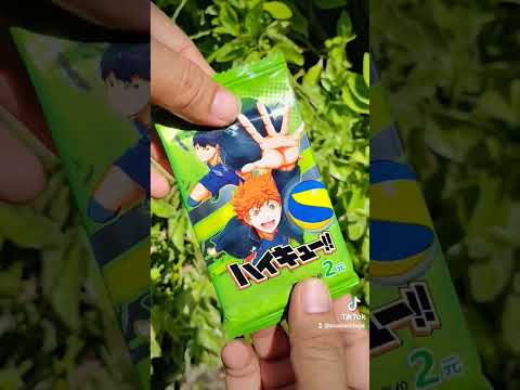 Haikyuu Cards collection pack opening #anime #hinatashoyo #shoyohinata #kageyama #haikyuu