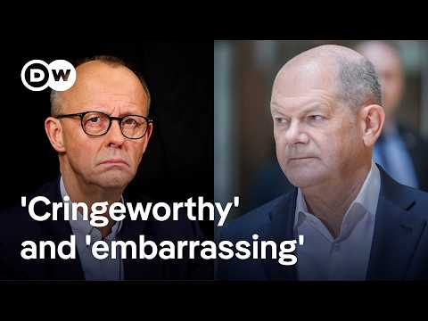 German election frontrunners Merz and Scholz: Personal disdain and opposing political ideologies