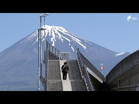 「マナーさえよければ受け付ける」中央分離帯で写真を撮る姿も…富士山の“映えエスポット”に外国人殺到＝静岡・富士市