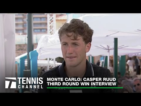 Casper Ruud; continues to excel on the clay. | 2023 Monte Carlo Third Round