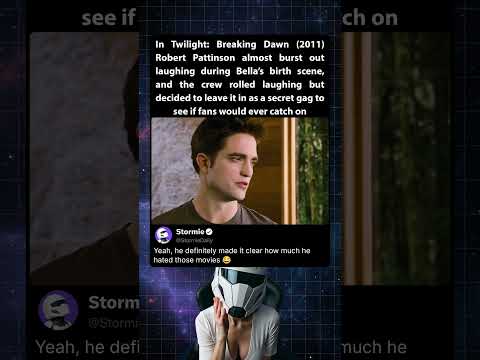 In Twilight: Breaking Dawn (2011) a laughing scene secretly made the final cut