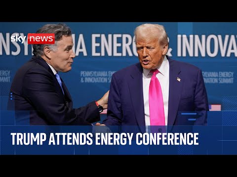 President Trump speaks at energy conference in Pennsylvania