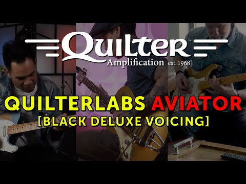 Quilter Labs Aviator US Black Voicing Demo B