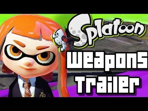 Splatoon WEAPONS TRAILER (Wii U - Nintendo Direct) - UChnz1eAo9SfuDfqFZt1KFtA