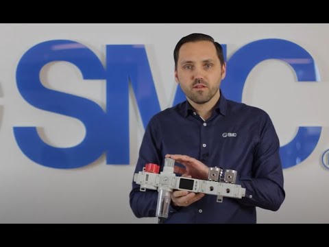 SMC | Robust 2-portsventil för modulärt montage