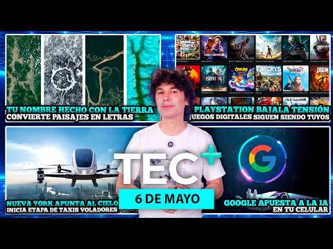 TEC+: NASA convierte paisajes en letras, inicia la etapa de taxis voladores en Nueva York, y más