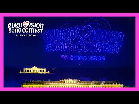 3,000 drones welcome the Eurovision Song Contest to Vienna for its 70th edition 🇦🇹 | #Eurovision2026