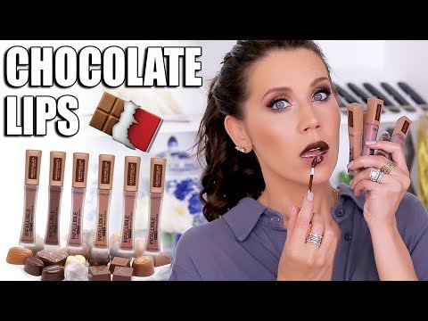 L'OREAL CHOCOLATE SCENTED LIQUID LIP - UC4qk9TtGhBKCkoWz5qGJcGg