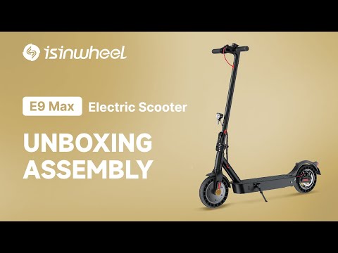 Unboxing| isinwheel E9 Max E-Scooter | Mit Straßenzulassung Doppelfederung