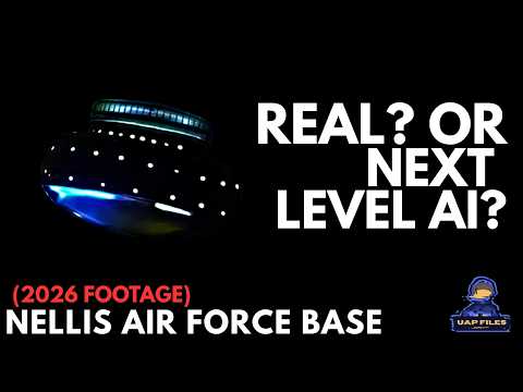 Nellis UFO Footage (2026) — Real Craft or Next-Level AI?”