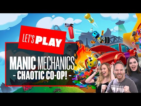 Let's Play Manic Mechanics Nintendo Switch - CHAOTIC CO-OP! (SPONSORED VIDEO)