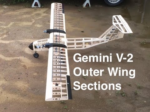 Gemini V-2 Laser Cut Kit Build Video #5 - Outer Wing Sections - UCbrCZcn7-wrivxT0tIzLcZQ