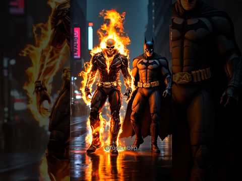 Ghost Rider Multiple Fusions 👀🌪#fyp #viral #ghostrider #batman #superman
