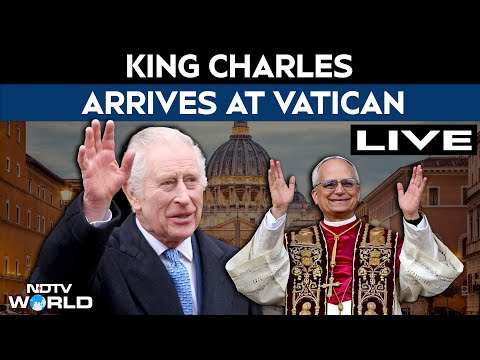 Britain's King Charles And Queen Camilla Arrive At The Vatican To Meet Pope Leo