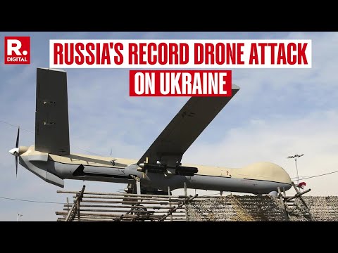 Russian Air Force Launches Record 188 Drone Attack On Ukraine In A Night