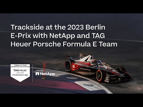 Trackside at the 2023 Berlin E-Prix with NetApp and Porsche Motorsport