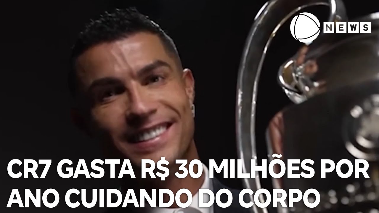 Cristiano Ronaldo gasta cerca de R$ 30 milhões por ano para cuidar do corpo