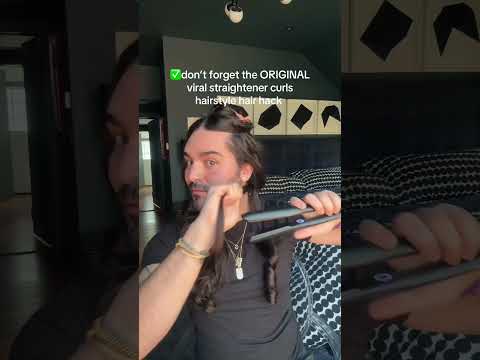 💫 "التريند راجع! لفات الستريتنر الكيرلي رجعت تاني 🔥 | Viral Straightener Curls Hack is Back