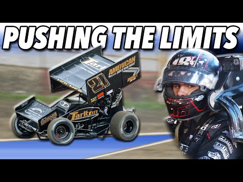 CLOSE CALL FOR A PODIUM - High Limit Racing at Kern County Raceway Park! - dirt track racing video image