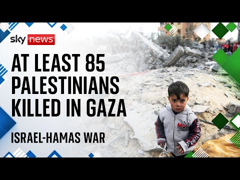 At least 85 Palestinians killed as Israel expands ground operations in Gaza