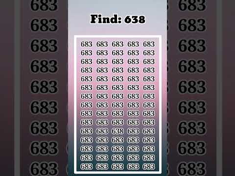 Find the 638 Number game #maths #facts #trending #ssc #shortsfeed #upsc