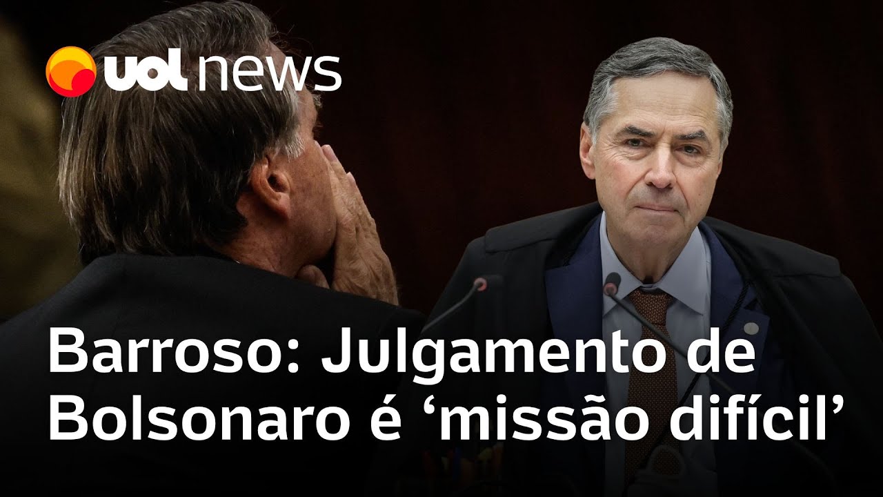 Julgamento de Bolsonaro no STF é missão difícil e deve ocorrer sem interferências diz Barroso