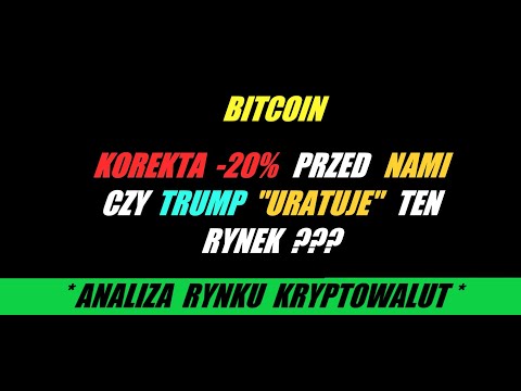 BTC👉 ANALIZA RYNKU KRYPTOWALUT (23/01/2024) – KOREKTA -20% CZY TRUMP URATUJE TEN RYNEK ?