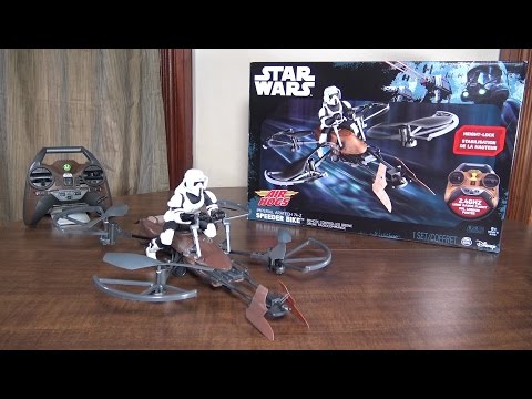 Air Hogs - Star Wars Speeder Bike - Review and Flight - UCe7miXM-dRJs9nqaJ_7-Qww