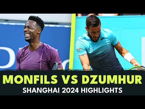 Gaël Monfils vs Damir Džumhur Match Highlights 💥 | Shanghai 2024