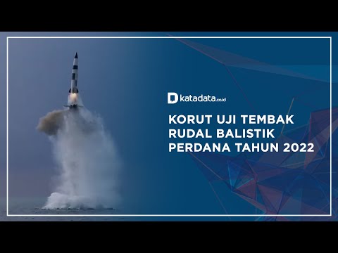 Korut Uji Tembak Rudal Balistik Perdana Tahun 2022 | Katadata Indonesia