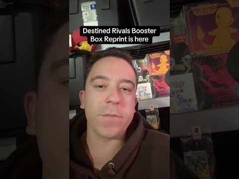 Destined rivals booster box reprint from Pokemon center #pokemoncards #pokemon