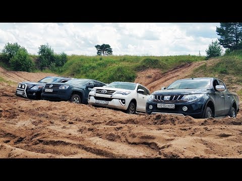 Жёсткий бой культовых внедорожников. Спор на пределе!  Toyota, Mitsubishi, Volkswagen, Lexus. - UCrMuCcF2OxzFU646EBc6Dkw