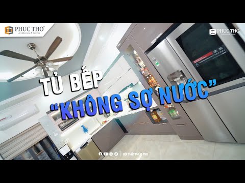 TỦ BẾP INOX CÁNH KÍNH VỮNG VÀNG VƯỢT MỌI ‘‘CHÔNG GAI’’ MÙA BÃO | NỘI THẤT PHÚC THỌ