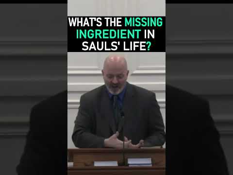 What's The Missing Ingredient In Sauls' Life? - Pastor Patrick Hines Sermon #shorts #christianshorts