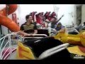 Guy thrown out from Ride at Amusement Park