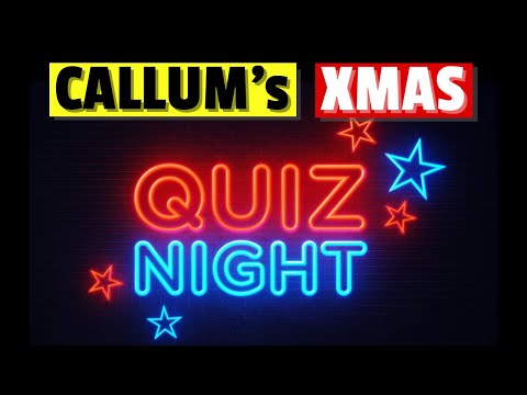 Callum's Christmas Eve Quiz
